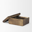 Mercana Porschia Antiqued Gold Metal Decorative Box