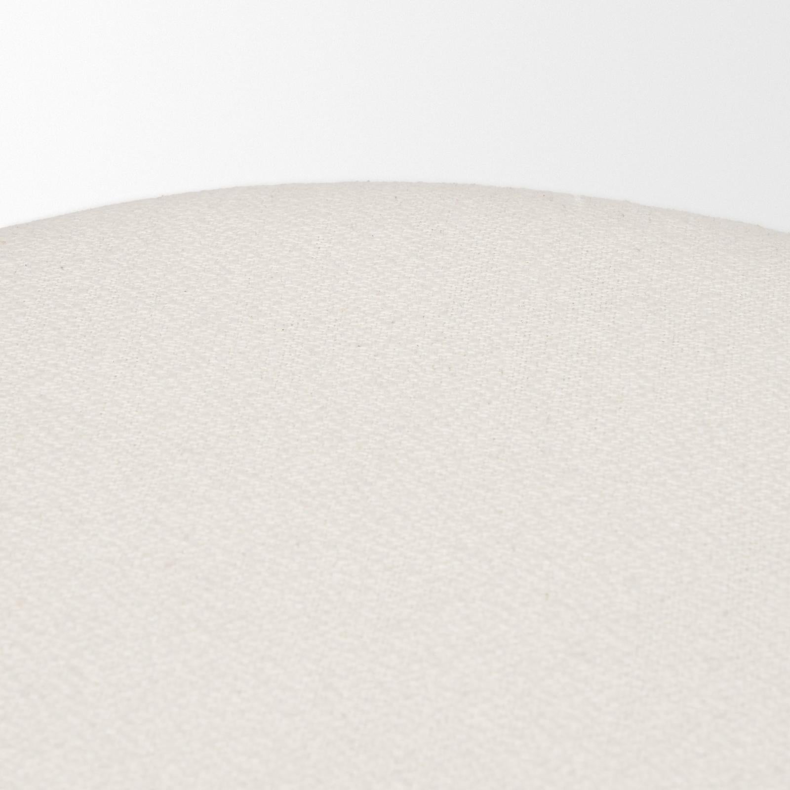 Mercana Shaiden Brown Wood w/ Cream Fabric Stool