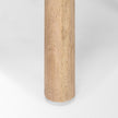 Mercana Shaiden Brown Wood w/ Cream Fabric Stool