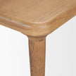 Mercana Suvan Light Brown Rectangular Oak Wood Dining Table