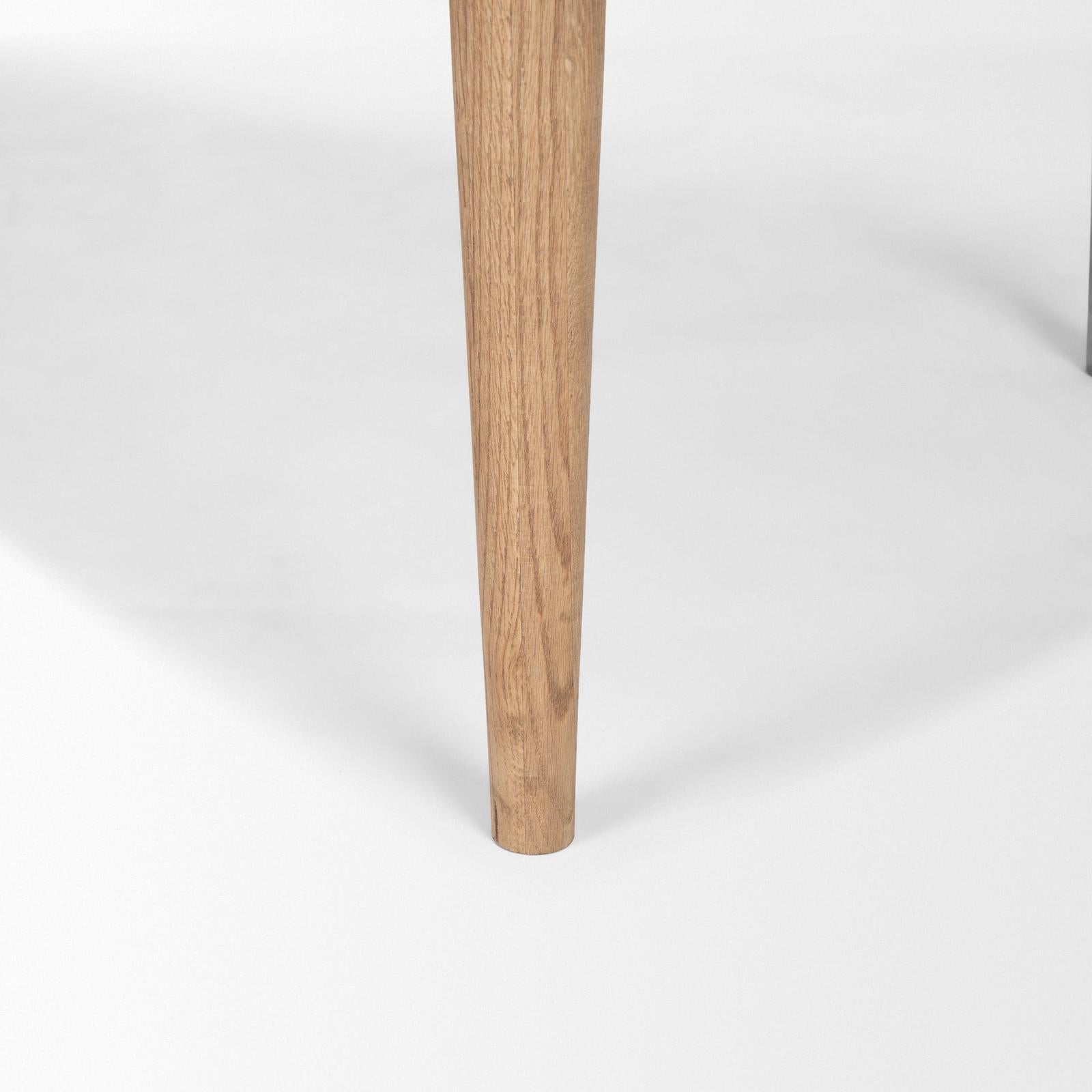 Mercana Suvan Light Brown Rectangular Oak Wood Dining Table