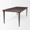 Mercana Suvan Medium-Dark Brown Rectangular Wood Dining Table