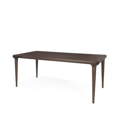 Mercana Suvan Medium-Dark Brown Rectangular Wood Dining Table