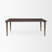 Mercana Suvan Medium-Dark Brown Rectangular Wood Dining Table