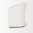 Mercana Sondra Oatmeal Performance Fabric Upholstered Club Dining Chair
