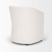 Mercana Sondra Oatmeal Performance Fabric Upholstered Club Dining Chair