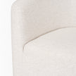 Mercana Sondra Oatmeal Performance Fabric Upholstered Club Dining Chair