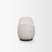 Mercana Siren Gray Fabric w/ Dark Brown Wood Oblong Bench