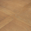 Mercana Sonomi Brown Solid Rubber Wood w/ Round Oak Tabletop Dining Table Clearance