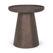 Mercana Takoda Wood Tapered Drum Accent Table