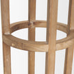 Mercana Andy Small Natural Wood Cylindrical Lantern Clearance