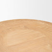 Mercana Taylin Light Brown Wood Round Coffee Table Clearance