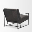 Mercana Stratton Gunmetal Upholstered Accent Chair Clearance