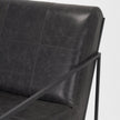 Mercana Stratton Gunmetal Upholstered Accent Chair Clearance