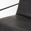 Mercana Stratton Gunmetal Upholstered Accent Chair Clearance