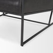 Mercana Stratton Gunmetal Upholstered Accent Chair Clearance