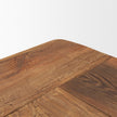 Mercana Stetson Rectangular Natural Brown Wood Dining Table