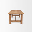 Mercana Stetson Rectangular Natural Brown Wood Dining Table