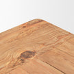 Mercana Stetson Rectangular Natural Brown Wood Dining Table