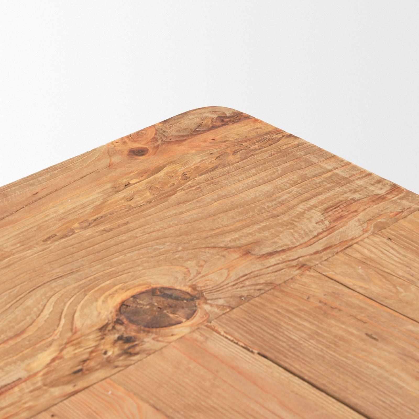 Mercana Stetson Rectangular Natural Brown Wood Dining Table