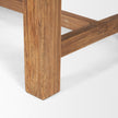 Mercana Stetson Rectangular Natural Brown Wood Dining Table
