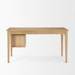 Mercana Tino Light Brown Oak Wood w/ 4 Drawers Desk