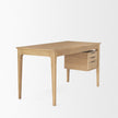 Mercana Tino Light Brown Oak Wood w/ 4 Drawers Desk