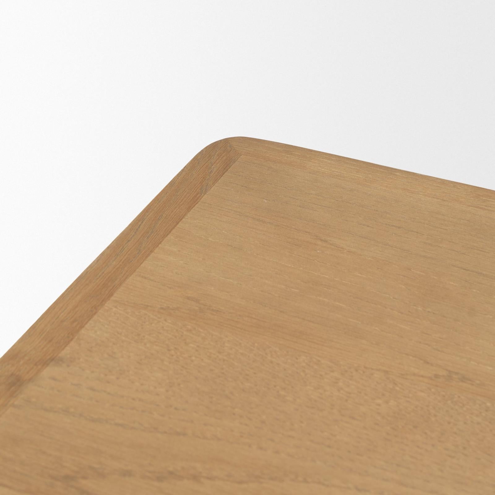 Mercana Tino Light Brown Oak Wood w/ 4 Drawers Desk