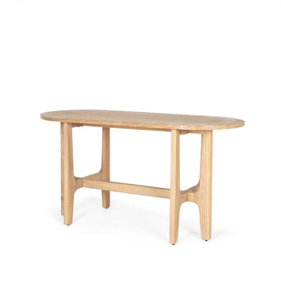 Mercana Taylin Light Brown Solid Wood Desk