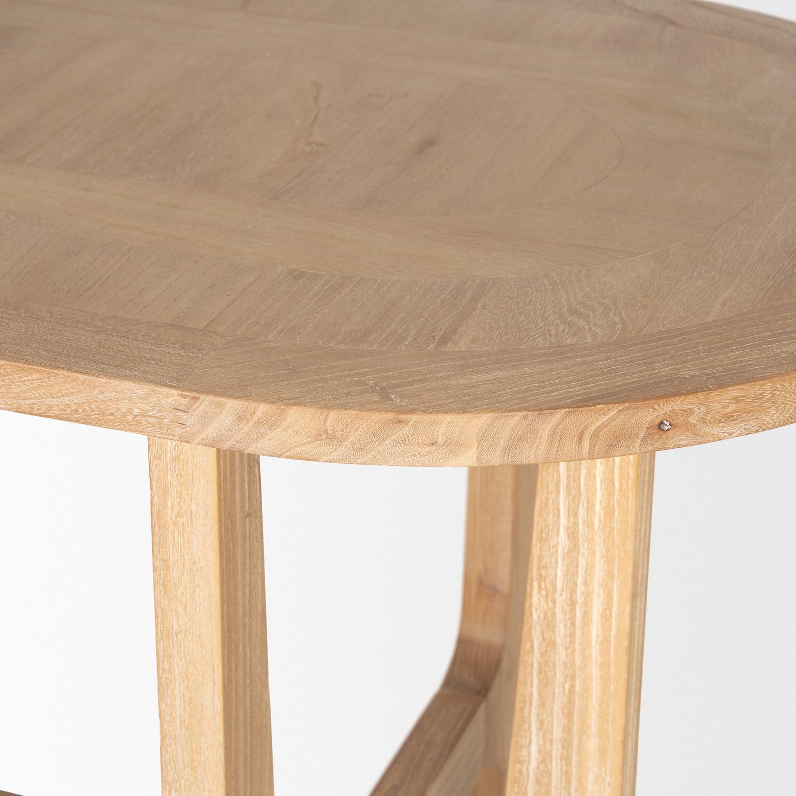 Mercana Taylin Light Brown Solid Wood Desk