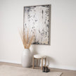 Mercana Shaiden Brown Wood w/ Cream Fabric Stool
