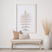 Mercana Taimo White Washed Light Brown Wood w/ Striped Fabric Seat Bench Clearance