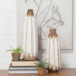 Mercana Sisko Rustic Brown White Ceramic Vase