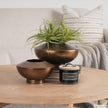 Mercana Quiana Gold Metal Vase
