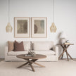 Mercana Halycon Gold Mesh and Iron Pendant Light