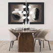 Mercana Barbara Metal w/ Frosted Glass Globes Chandelier