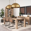 Mercana Karina Round Hammered Metal Dome Pendant Light
