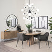 Mercana Barbara Metal w/ Frosted Glass Globes Chandelier
