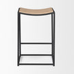 Mercana Taniel Black Metal Counter Stool