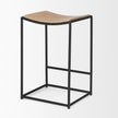 Mercana Taniel Black Metal Counter Stool