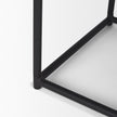 Mercana Taniel Leather w/ Black Metal Stool