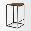 Mercana Taniel Black Metal Counter Stool
