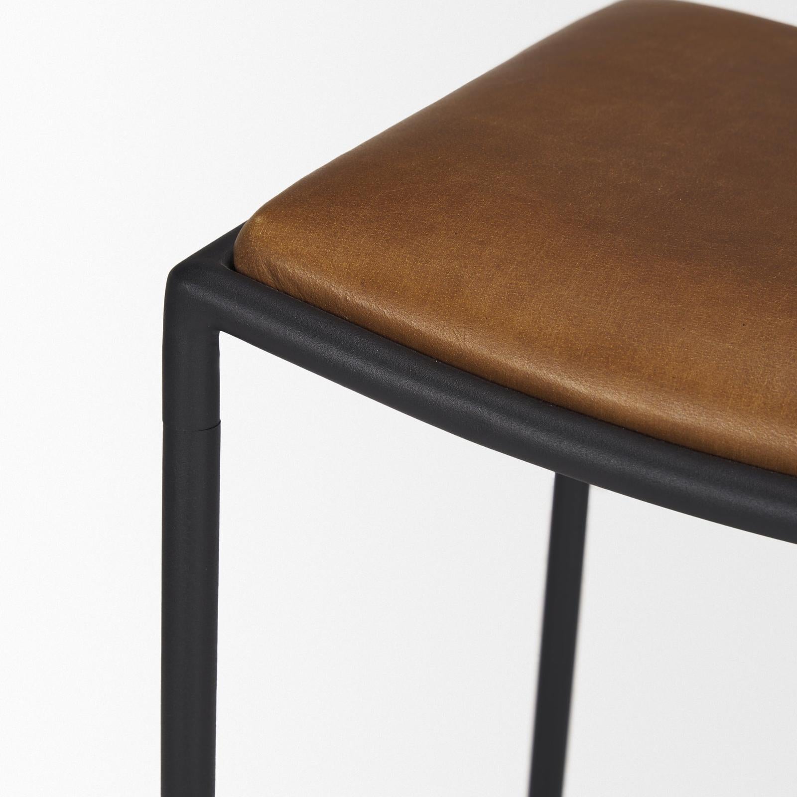 Mercana Taniel Black Metal Counter Stool