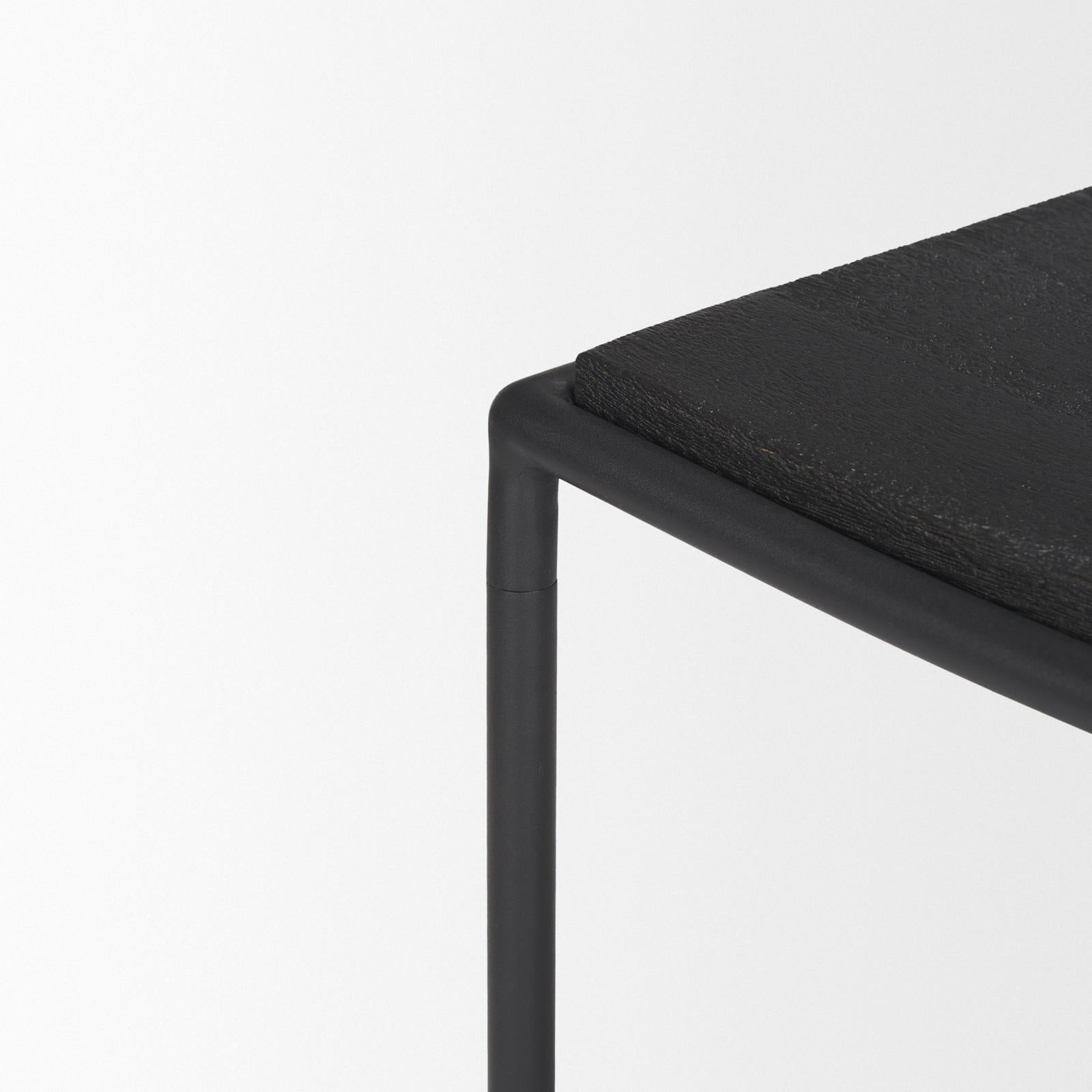 Mercana Taniel Wood w/ Black Metal Stool Clearance