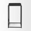 Mercana Taniel Black Metal Counter Stool