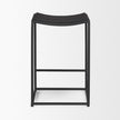 Mercana Taniel Black Metal Counter Stool