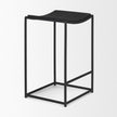 Mercana Taniel Black Metal Counter Stool