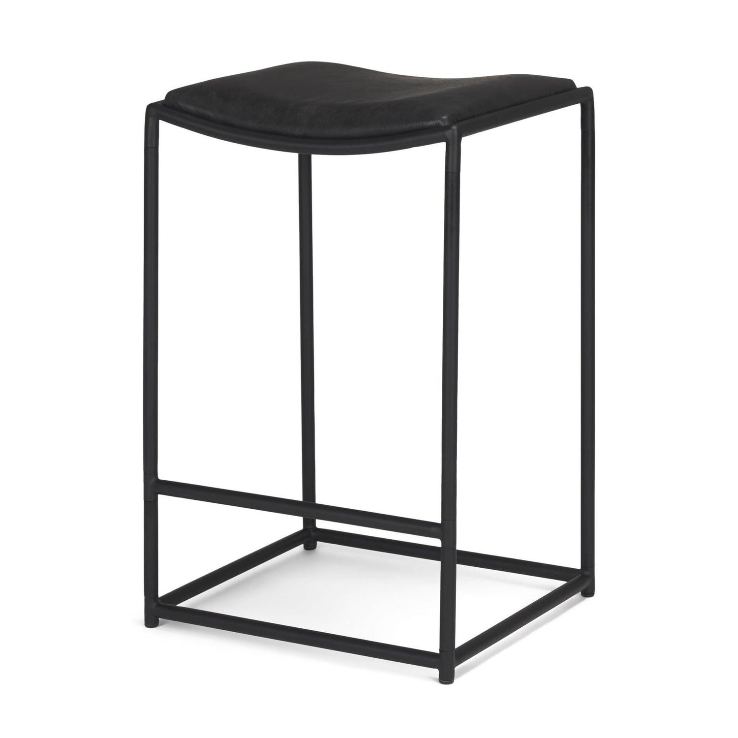 Mercana Taniel Black Metal Counter Stool