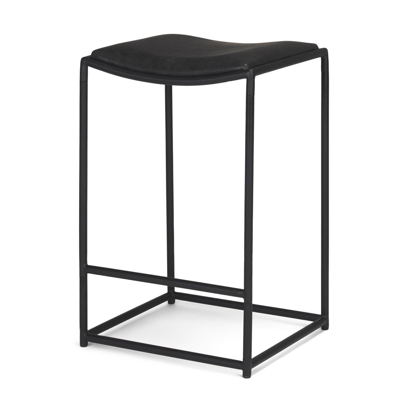 Mercana Taniel Black Metal Counter Stool