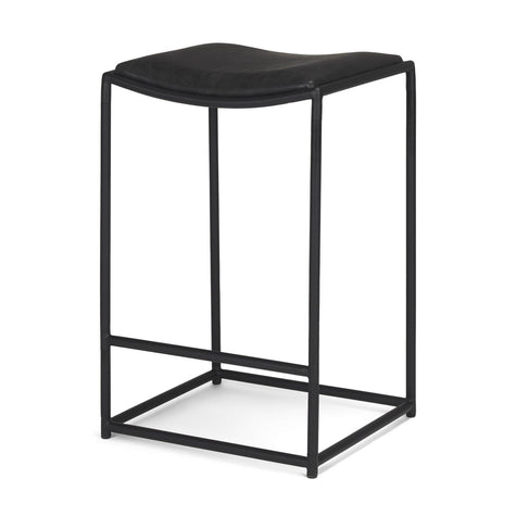 Mercana Taniel Black Metal Counter Stool